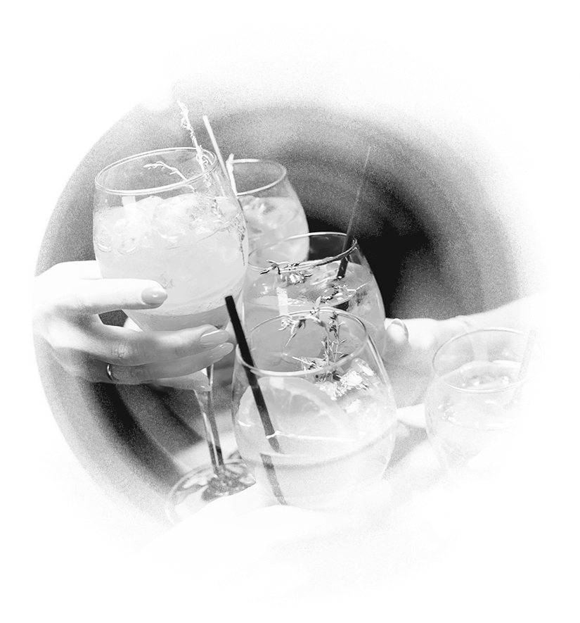 Black & white glasses